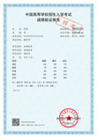 中國高等學校招生入學考試成績驗證報告
